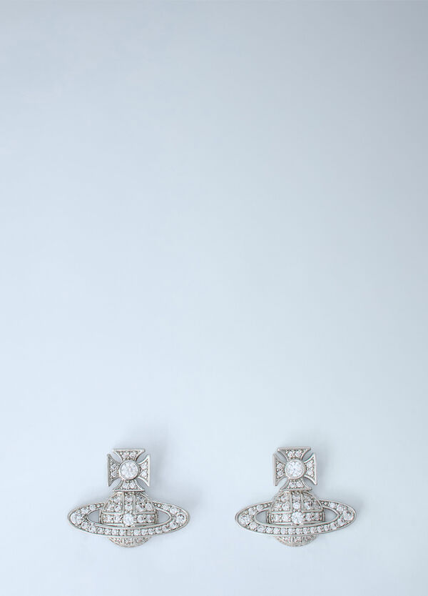 Vivienne Westwood Carmela Bas Relief Earrings Silver vvw0366023